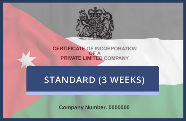 Jordan Commercial Legalisation Only (3 Weeks)